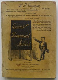 Harvey, Coin's Financial School, 1st Edition. June 1894, illustrated