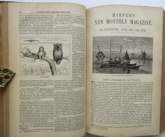 Harper New Monthly Magazine, 1st Ed., Vol. 57 June - Nov. 1878, illustrated
