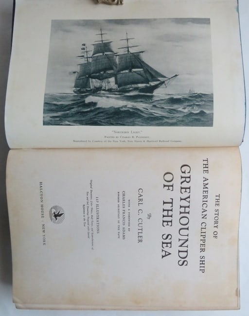 Cutler, Story of American Clipper Ships, 1st Edition 1930, illustrated (1 of 17)