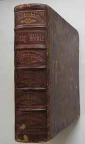Large Holy Bible, 1855, Harding Edition, Philadelphia, illustrated