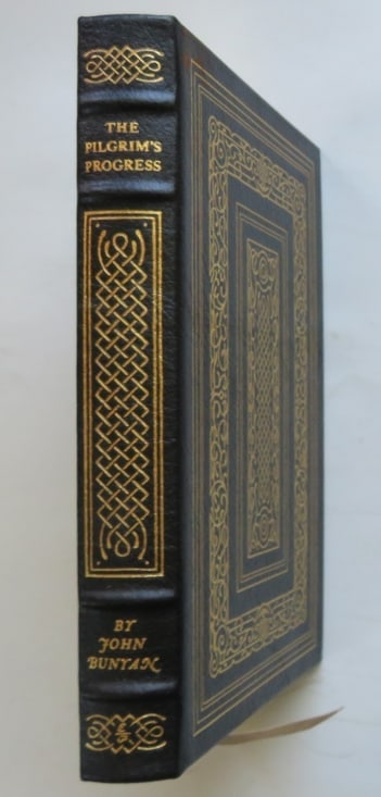 Bunyan, Pilgrim's Progress, William Blake illustrations, 1st Easton Press Ed. 1979: "The Pilgrim's Progress. From This World to That which is to Come, Delivered under the Similitude of a Dream" by John Bunyan (1628-1688); illustrated with water-colors by William Blake. The 100 Greate