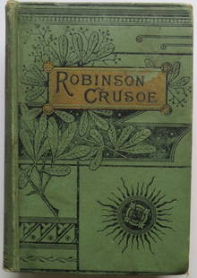 Defoe, Robinson Crusoe, John E. Potter Ed., 1880s, illustrated by Ernest Griset: "The Life and Strange Surprising Adventures of Robinson Crusoe of York, Mariner." by Daniel Defoe; correctly reprinted from the original edition. With an Introduction, Giving a New History of Defoe's