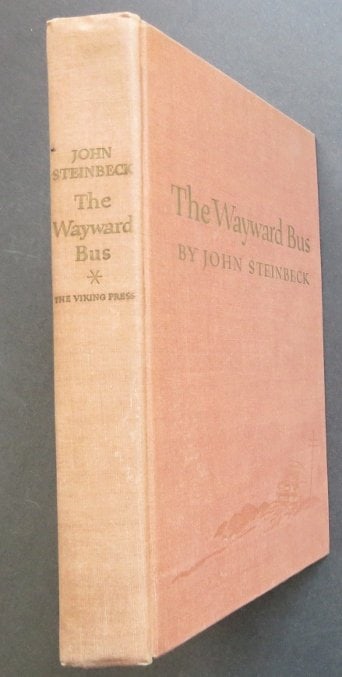 Steinbeck, Wayward Bus, 1st/1st BOMS Edition 1947, Novel (1 of 9)