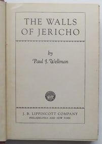 Wellman, The Walls of Jericho, 1947, Novel, Kansas of 1890s