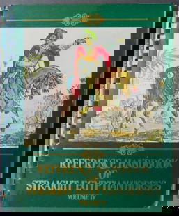 Reference Handbook of Straight Egyptian Horses Vol. IV, 1983, illustrated: "Reference Handbook of Straight Egyptian Horses Volume IV", published by The Pyramid Society, Lexington, Kentucky, 1983. The History of Egyptian Arabian horses, photographs and bloodlines of horses be