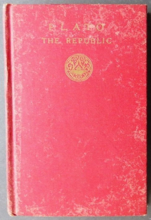 Plato, Republic, Jowett Translation, Bakewell Intro, Scribner Ed. 1928: "Republic" by Plato with an Introduction by Charles M. Bakewell, The Modern Student's Library series published by Charles Scribner's Sons, 1928. First edition for the Bakewell's 43-page introduction t