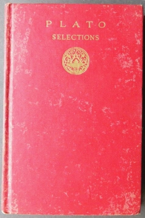 Plato Selections, Demos Editor, Jawett Translation, Scribner Ed. 1927 (1 of 10)