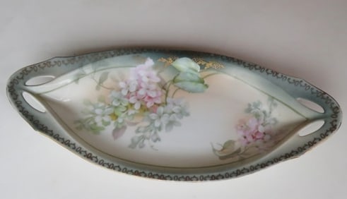 Antique German Art Nouveau Tillowitz Silesia Porcelain Dish 1920s