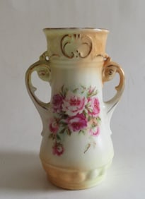 Antique Austrian Art Nouveau Porcelain Vase 1920s