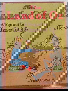 Frank Baum, Land of Oz, 1920s, Reilly & Lee, 12 Color Plates John Neill: "The Land of Oz: A Sequel to The Wizard of Oz" by L. Frank Baum, illustrated by John R. Neill, published by The Reilly & Lee Company, Chicago, 1904. Complete with 12 color plates. Early 1920s printing