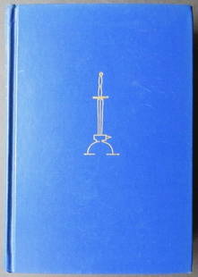 White, The Sword in the Stone, 1st US Edition, 1939, illustrated: "The Sword in the Stone" by T.H. White, the endpapers illustrated by Robert Lawson, decorations by the author, published by G.P. Putnam's Sons, New York, NY, 1939. First American Edition with '1939' i