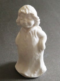 Vintage German Bisque Angel Figurine, Goebel, 1971, West Germany