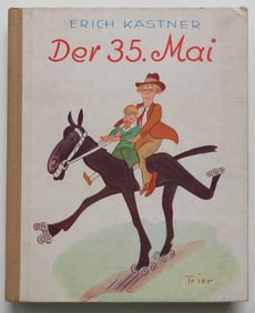 Kaestner, Der 35. Mai, 35th of May, Novel, German Ed., illustrated by Walter Trier