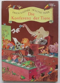 Kaestner, Konferenz der Tiere, Animals' Conference, German Ed., illustrated by Trier