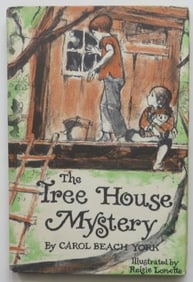 Carol Beach York, Tree House Mystery, 1973, Reisie Lonette illustrations