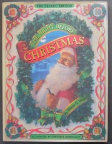 Moore, Night Before Christmas, 1st US Ed. 1995 Christian Birmingham illustrations