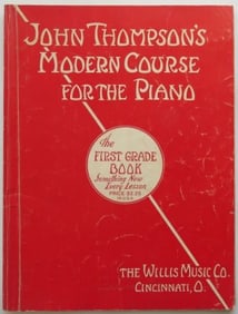 Thompson, Modern Course for Piano, 1st Grade, 1stEd. 1937, illustrated