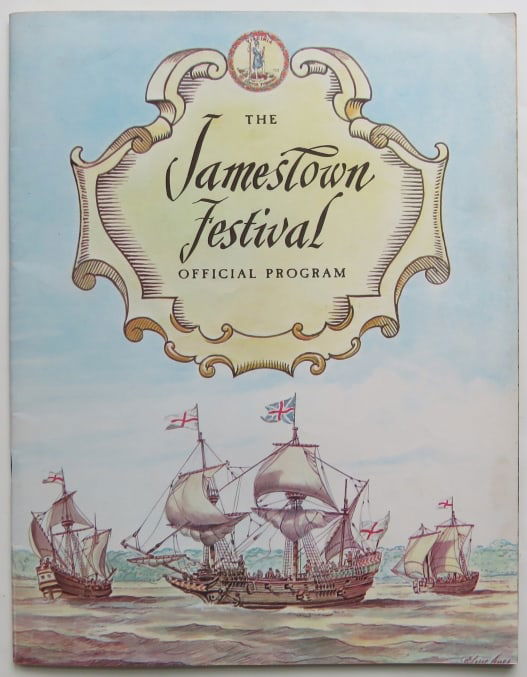 The Jamestown Festival 350th Anniversary Souvenir Program, 1957 (1 of 7)