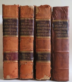 Cyclopedia of Universal Knowledge, 1891, Compl. 4 Volumes Illustrated