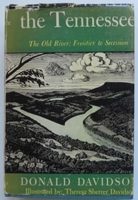 Davidson, Tennessee, The Old River Frontier to Secession, 1st/1st Ed. 1946, illustrated