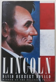 David Herbert Donald, Lincoln, 1st Edition 1995, illustrated Biography