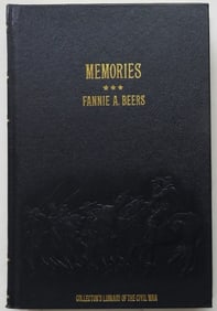 Beers, Experience & Adventure in Civil War, Facsimile of 1888, Collectors Ed. 1985