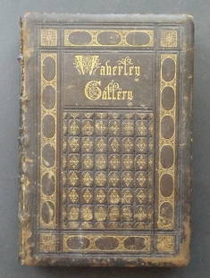 Waverly Gallery of Female Characters 1st US Edition 1860 illustrated, Engravings: "The Waverly Gallery of the Principal Female Characters in Sir Walter Scott's Romances, from Original Paintings by Eminent Artists. Engraved under the superintendence of Charles Heath, the elder", pub