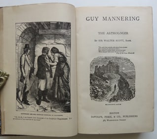 Sir Walter Scott, Guy Mannering The Astrologer, DeWolfe & Fiske Ed., illustrated