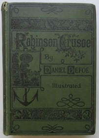 Daniel De Foe, Robinson Crusoe, 40 Wood Engraving, 1876 Marcus Ward