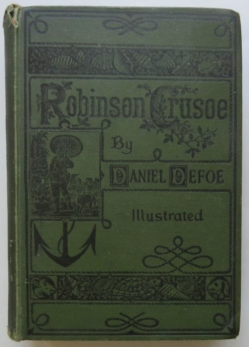 Daniel De Foe,  Robinson Crusoe, 40 Wood Engraving, 1876 Marcus Ward (1 of 9)
