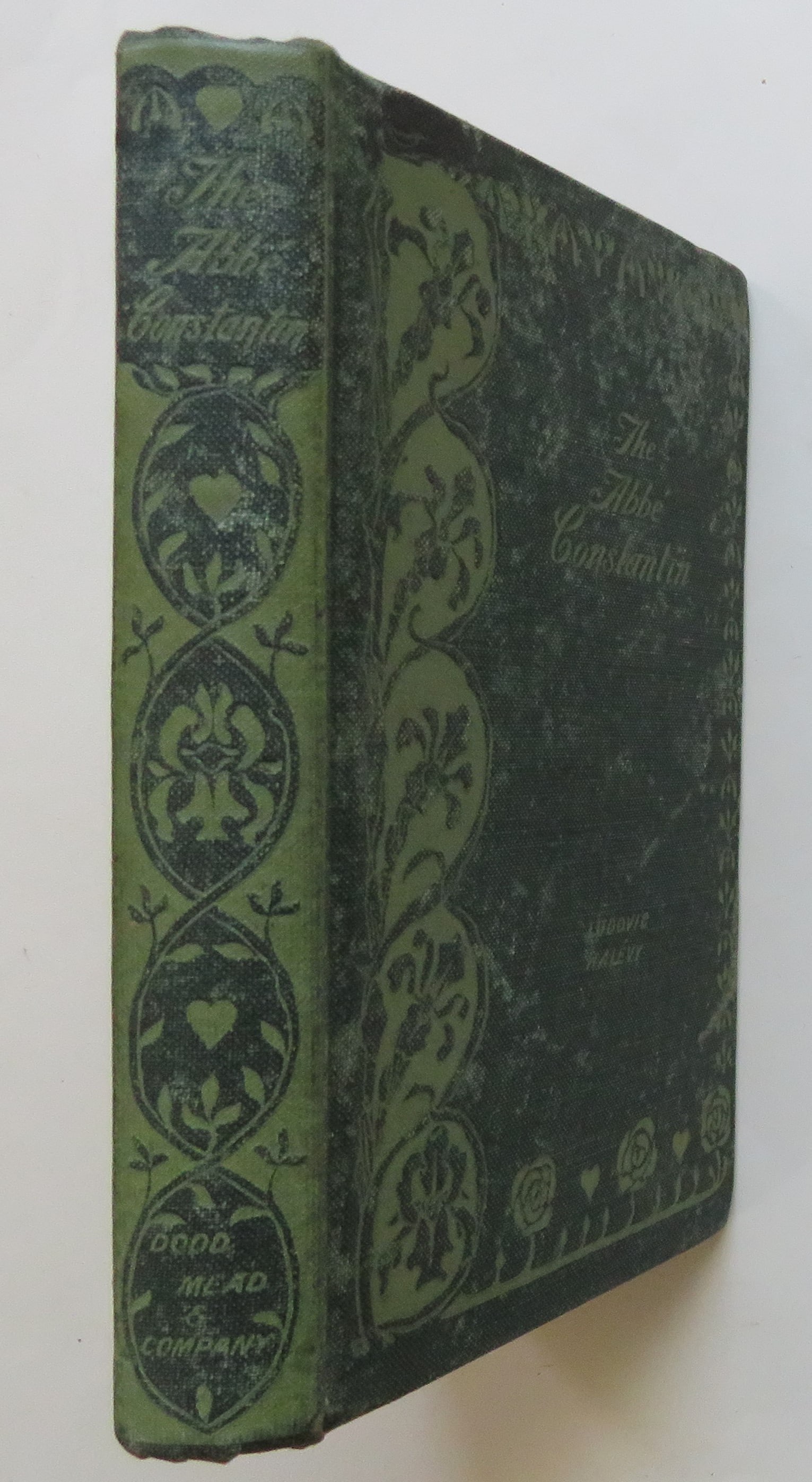 Ludovic Halevy, Abbe Constantin, Dodd & Mead Ed., 1895, illustrated by Madelaine Lemaire: "The Abbe Constantin" by Ludovic Halevy, translated into English, illustrated by Madeleine Lemaire Published by Dodd, Mead and Company, New York, 1895. Hard boards, green decorated cloth [sporadic wea