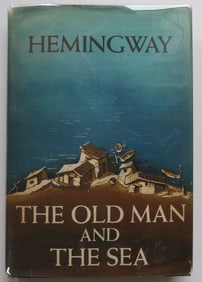 Ernest Hemingway, Old Man and the Sea, 1stEd. 2nd Print, 1952, Mourning DJ