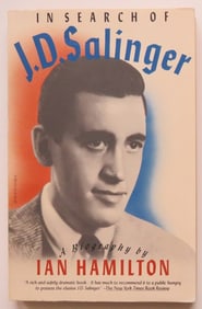 Ian Hamilton, In Search of J.D. Salinger, A Biography, 1st/1st Ed. 1989