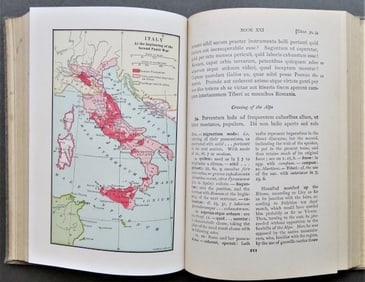 Livy, History of Rome, Selections in Latin, Edwin Burton Notes, Maps, 1933