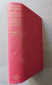 Ancient Classical & Modern European Literature, 1925, 1st Edition, 2vol. in One