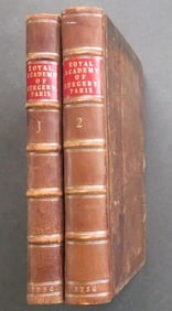 Memoirs of Royal Academy of Surgery Paris, 2vol. 1st UK Ed. 1750 illustrated, Plates