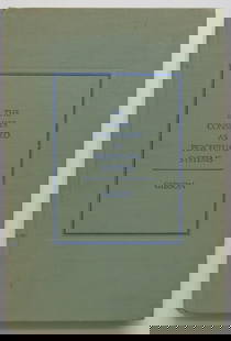 Gibson, Senses Considered as Perceptual Systems, 1966, 1st Ed. illustrated: "The Senses Considered as Perceptual Systems" by James Jerome Gibson, published by? Houghton Mifflin Company, Boston, 1966. First Edition. Hard boards, gray-greenish cloth with blue lettering on