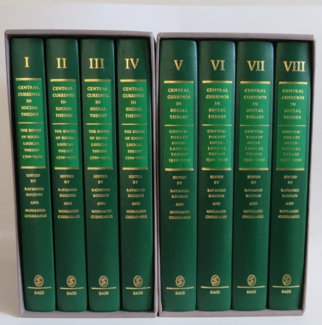 Central Currents in Social Theory, Complete in 8 Volumes, 1st Sage Ed. 2000 (1 of 12)