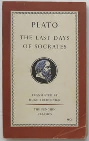 Plato, Last Days of Socrates, 1962 PB Edition