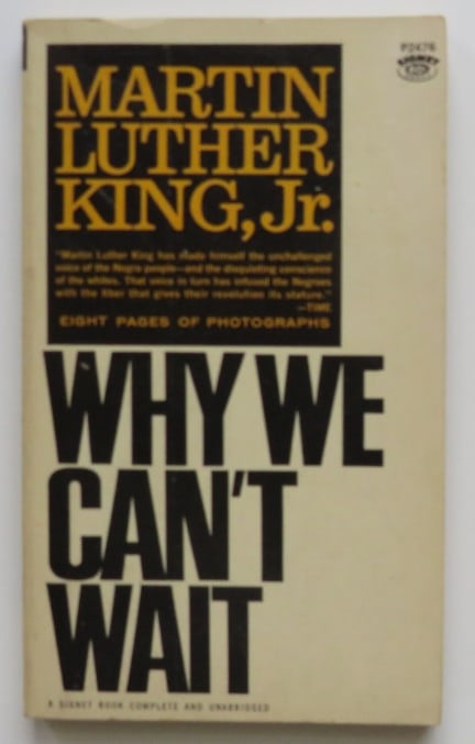 Martin Luther King, Why We Can't Wait, Complete & Unabridged, 1st/1st Ed., 1964 (1 of 6)