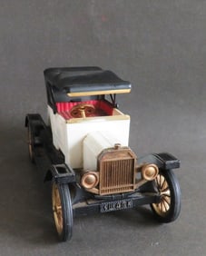 Vintage Novelty Swank Antique 1910s Car Model, Transistor Radio, Made in Japan, 1950s