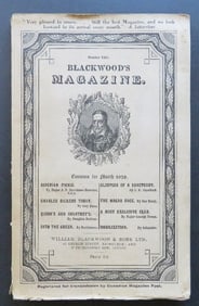 Blackwood Edinburgh Magazine March 1939, Siberia Burma India Travel