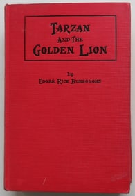 Burroughs, Tarzan and The Golden Lion, 1stEd.1923 Grosset & Dunlap Edition