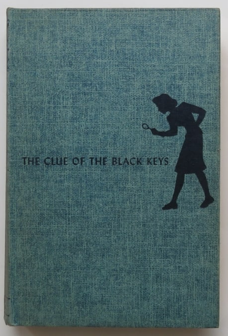 Keene, The Clue of The Black Keys, 1stEd. 1951, Nancy Drew Mystery: "The Clue of the Black Key" by Carolyn Keene, Nancy Drew Mystery Stories; published by Grosset & Dunlap, 1951. First Edition, later Printing. The later printing of the twenty-eight Nancy Drew mystery.