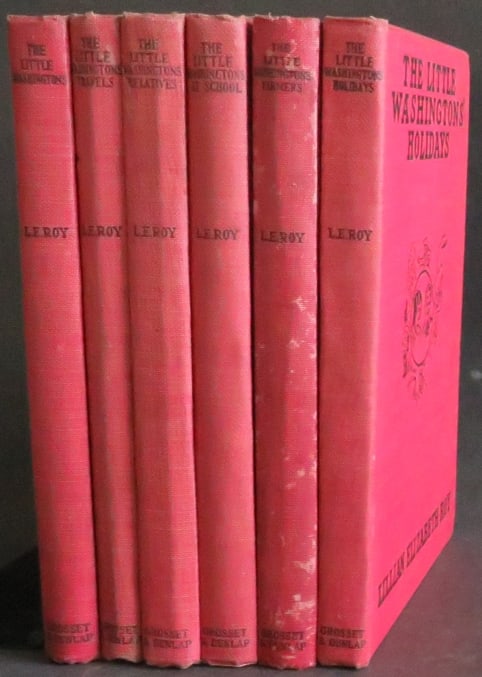 Lillian Roy, The Little Washingtons Series, Complete Set of 6 vol., 1stEd. 1918-1926 (1 of 20)