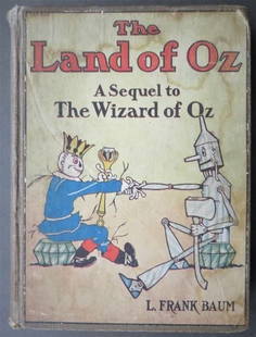 Frank Baum, Land of Oz, Reilly & Lee Ed. 1922, John Neill 12 Color Plates: "The Land of Oz: A Sequel to The Wizard of Oz" by L. Frank Baum, illustrated by John R. Neill, published by The Reilly & Lee Company, Chicago, 1904. Complete with 12 color plates. 1922' printing due t