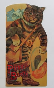 Puss in Boots, Fary Tale, Shackman Edition 1995, Facsimile of Antique, illustrated
