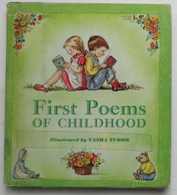First Poems of Childhood, Platt & Munk, 1st/ 1st Ed. 1967, illustrated Tasha Tudor