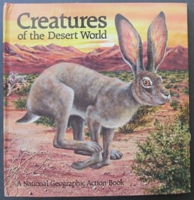 Creatures of the Desert, Pop-Up Action Book, 1989, Strejan & Diaz, Gibson illustr.