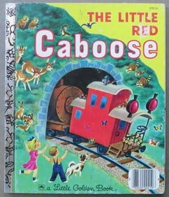 Marian Potter, Little Red Caboose, Tibor Gergely illustrations, 1970s Print